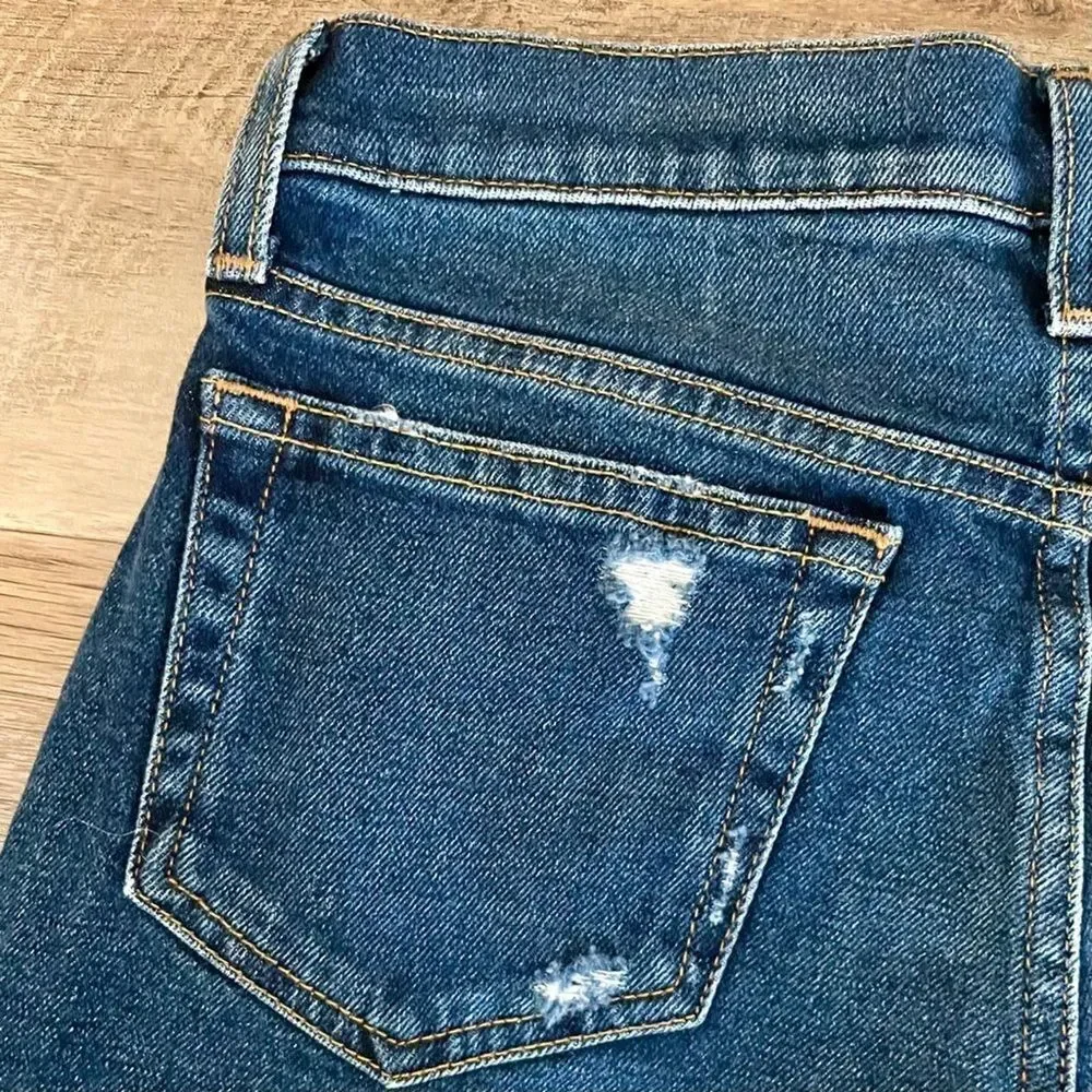 Joe's Jeans Blythe Distressed Blue Cutoff Shorts Size 25